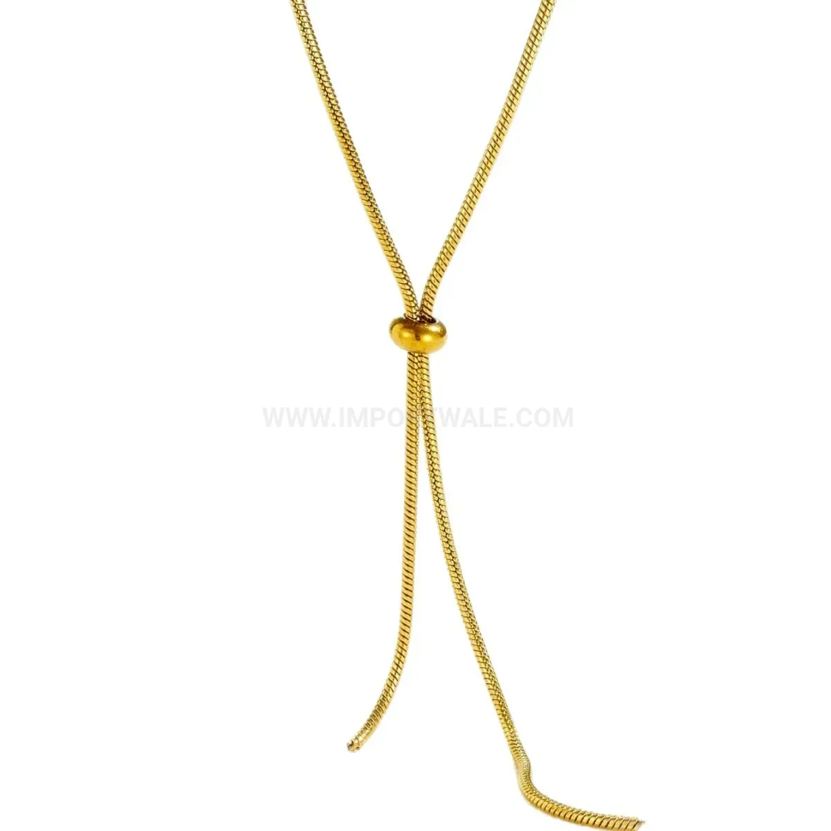 Elegant Long Dual-Way Wear Geometric Chain Sweater Necklace