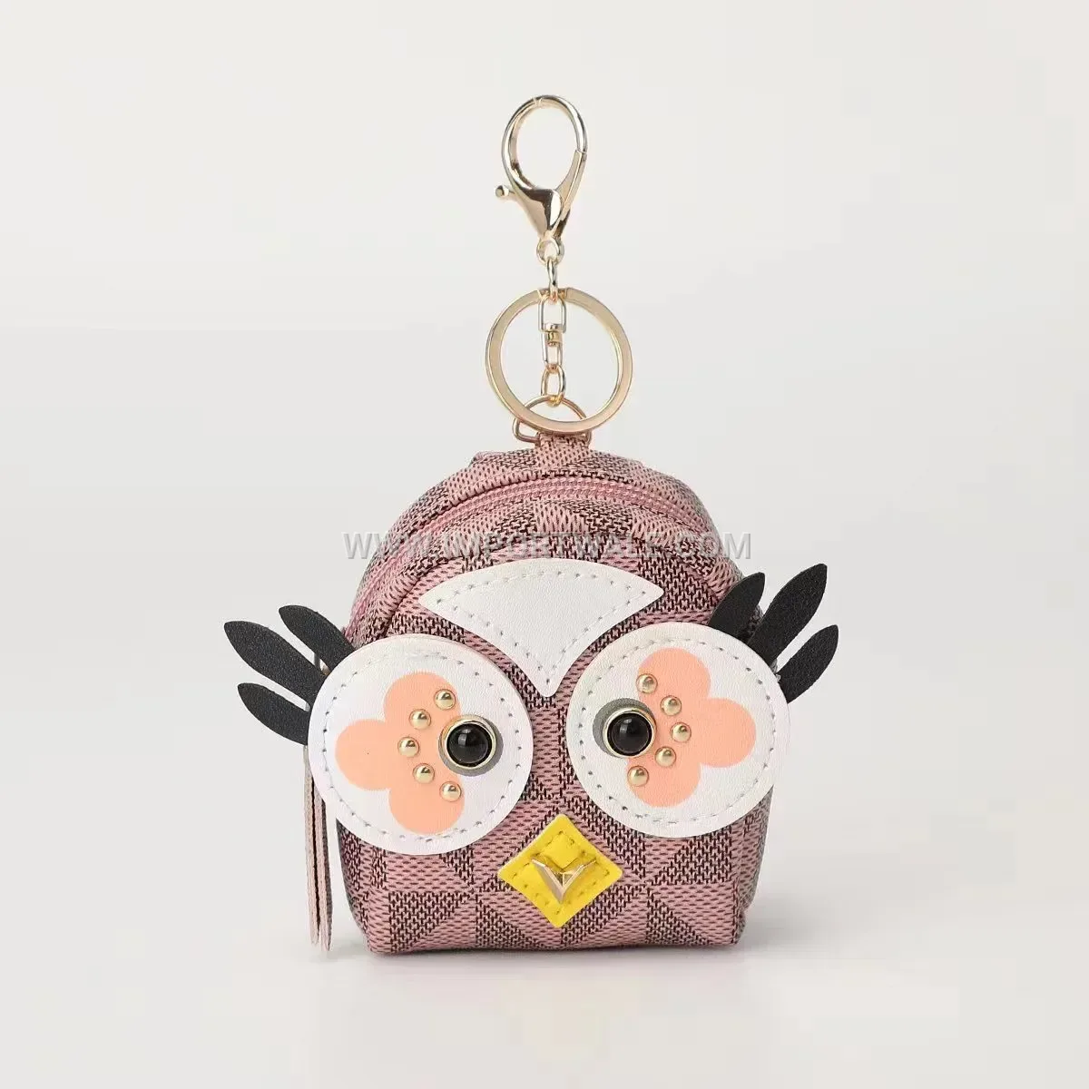 Mini Owl Shaped Headphone and Key Holder Pouch