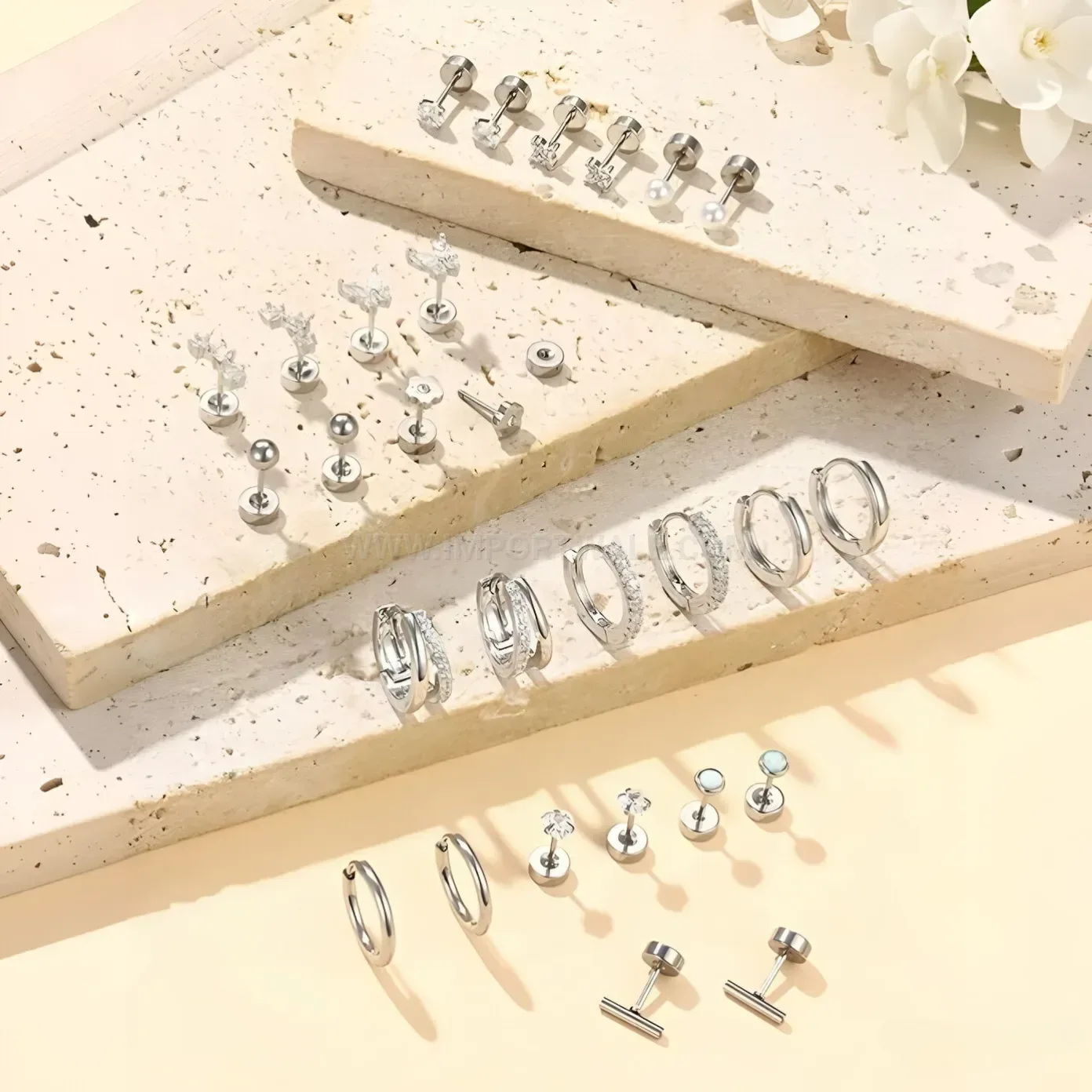 Chic Multicolor Stainless Steel Constellation Cartridge Piercing Stud Set