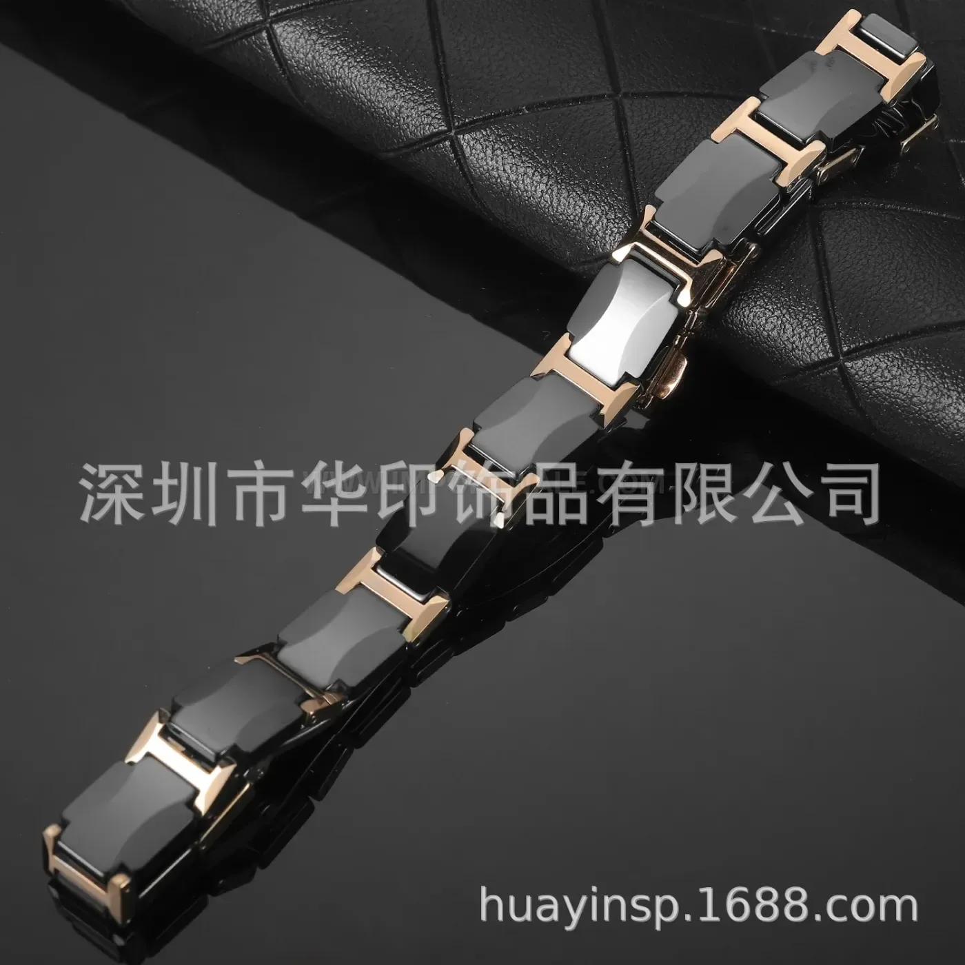 Elegant Contemporary Ceramic Bio Magnetic Germanium Bracelet