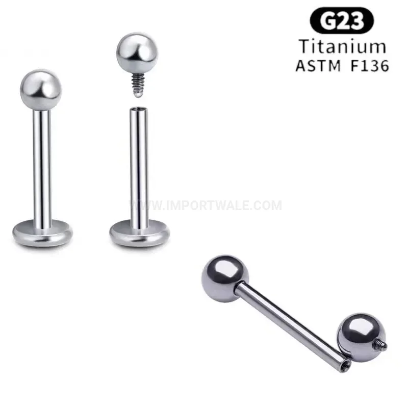 Modern Medical Grade Titanium Alloy Horseshoe Body Piercing Jewelry