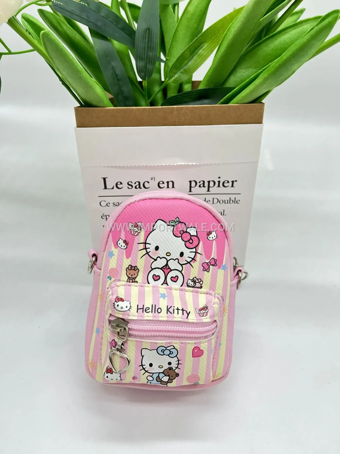 Mini Backpack Earphone Pouch Charm