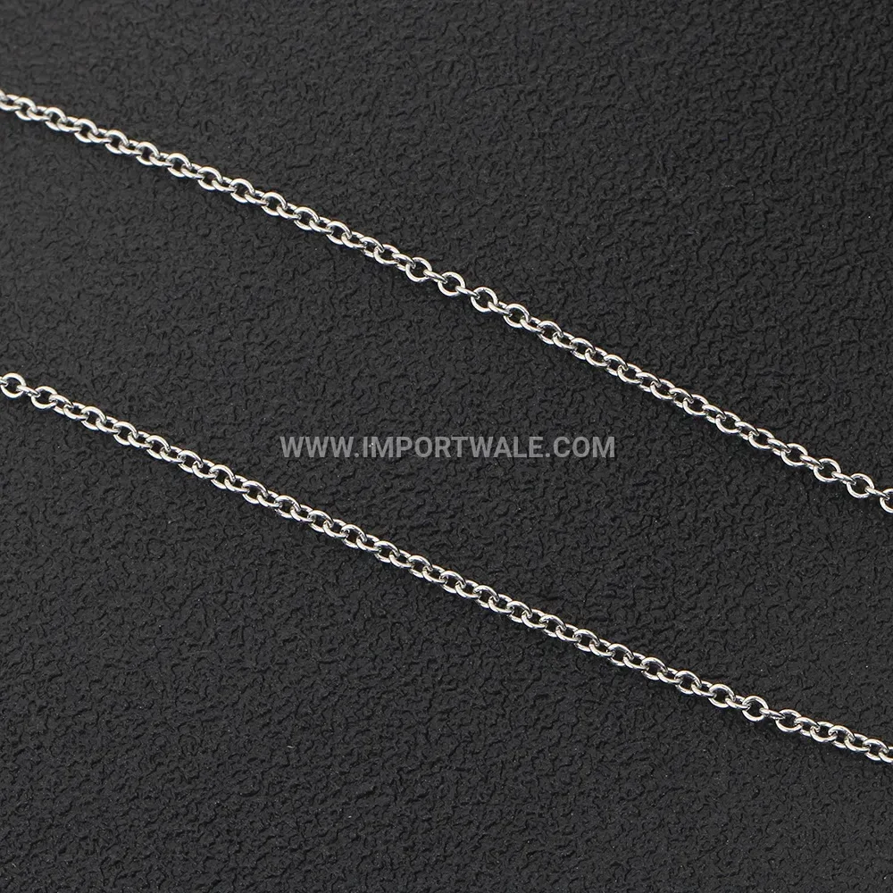 Faceted Black Ceramic Rhombus Stainless Steel Necklace