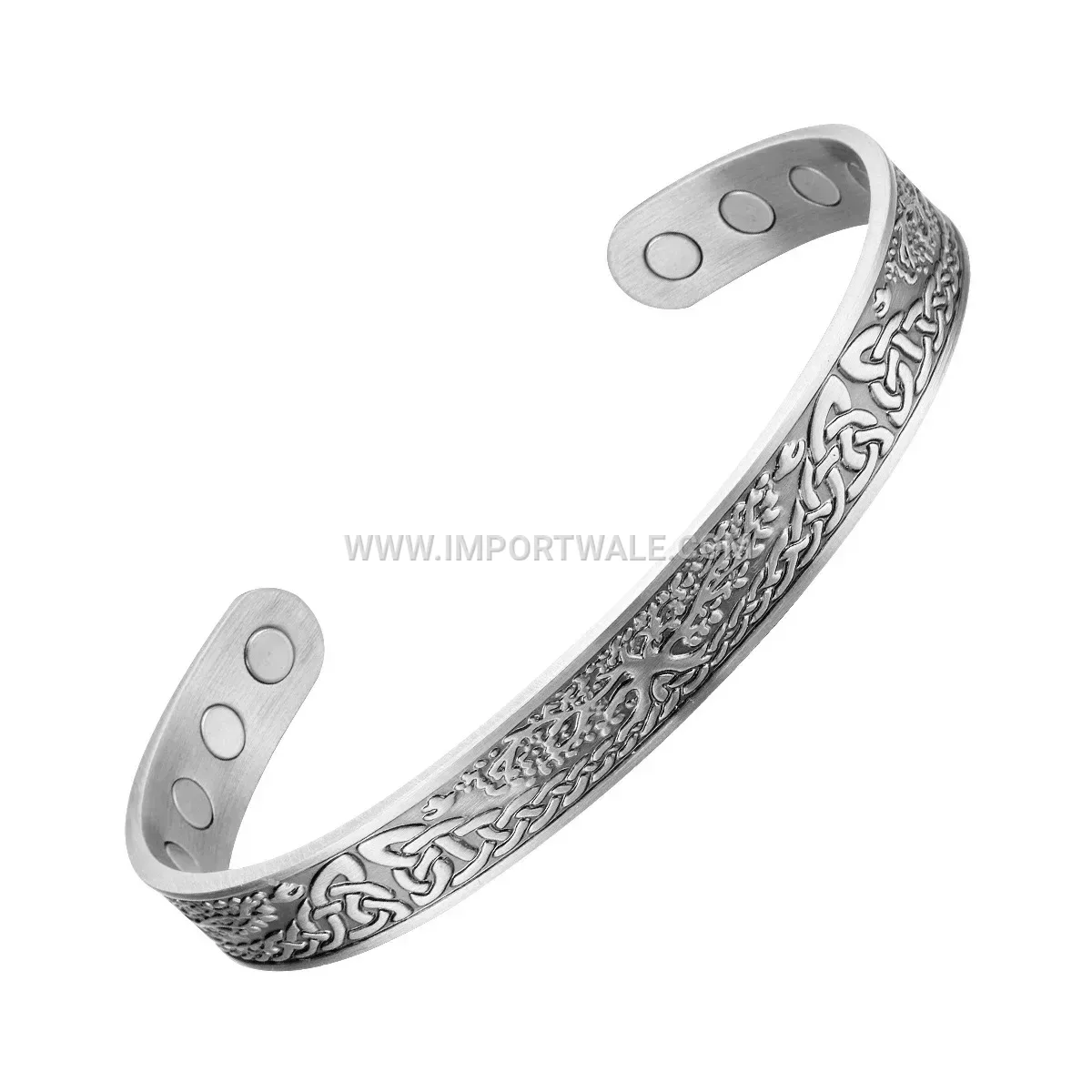 Tree of Life Vintage Copper Magnetic Therapy Bangle