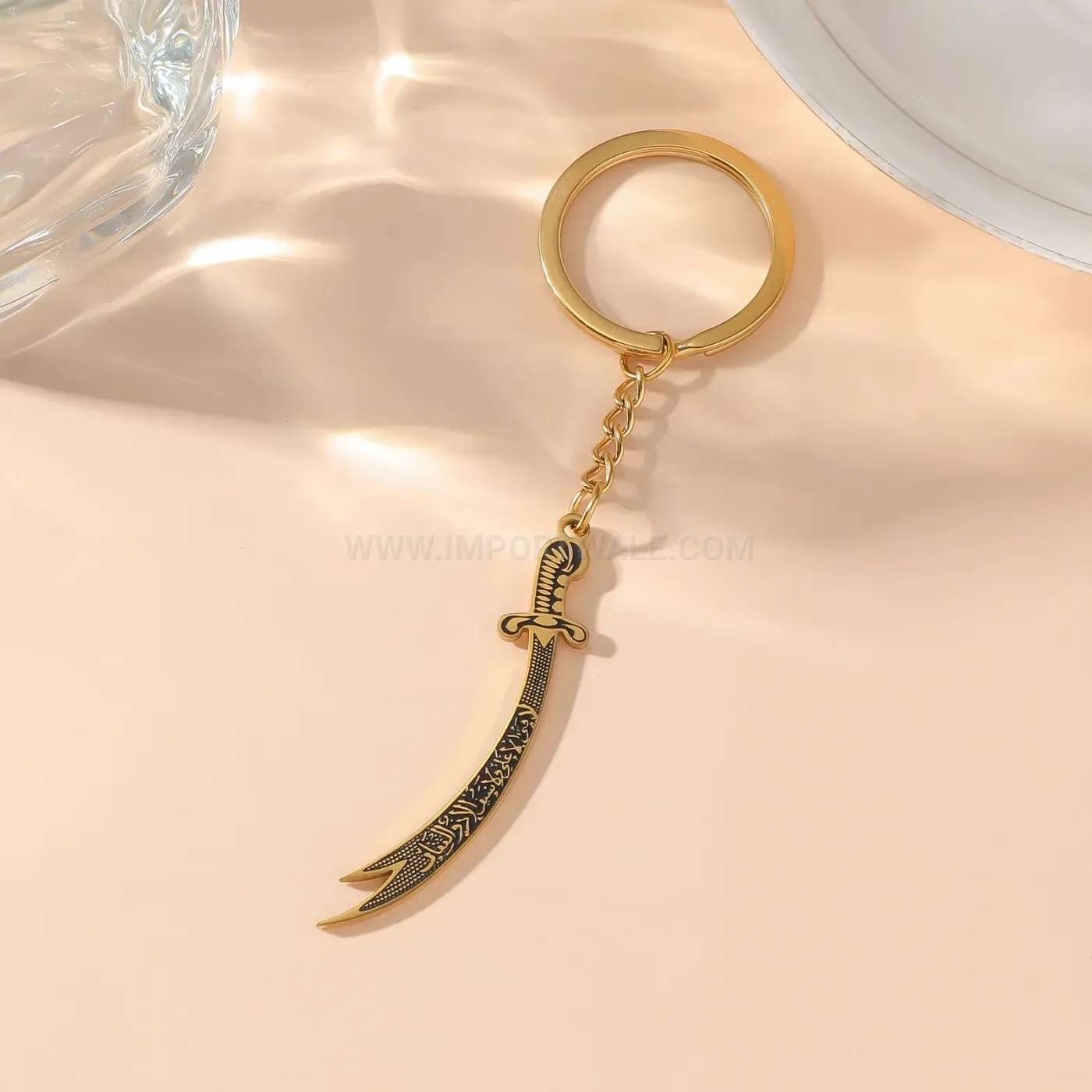 Stainless Steel Zulfiqar Sword Pendant Islamic Keychain