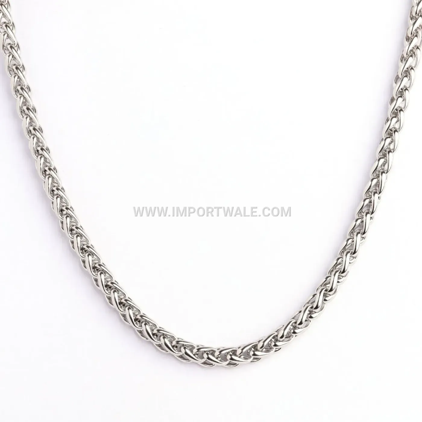 Classic 18K Gold Plated Stainless Steel Plain Link Chain Necklace