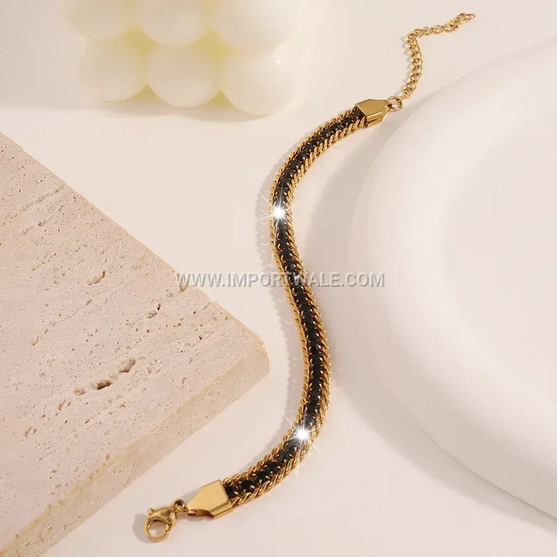 Three Layer Zircon Encrusted Titanium Steel Butterfly Bangle
