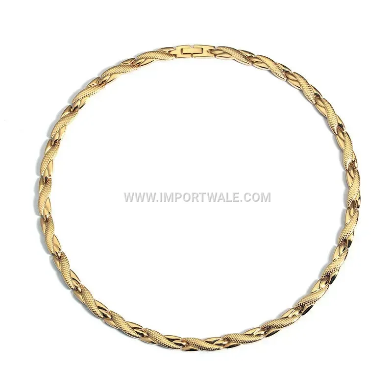 Minimalist Dragon Pattern Titanium Steel Snake Chain Necklace