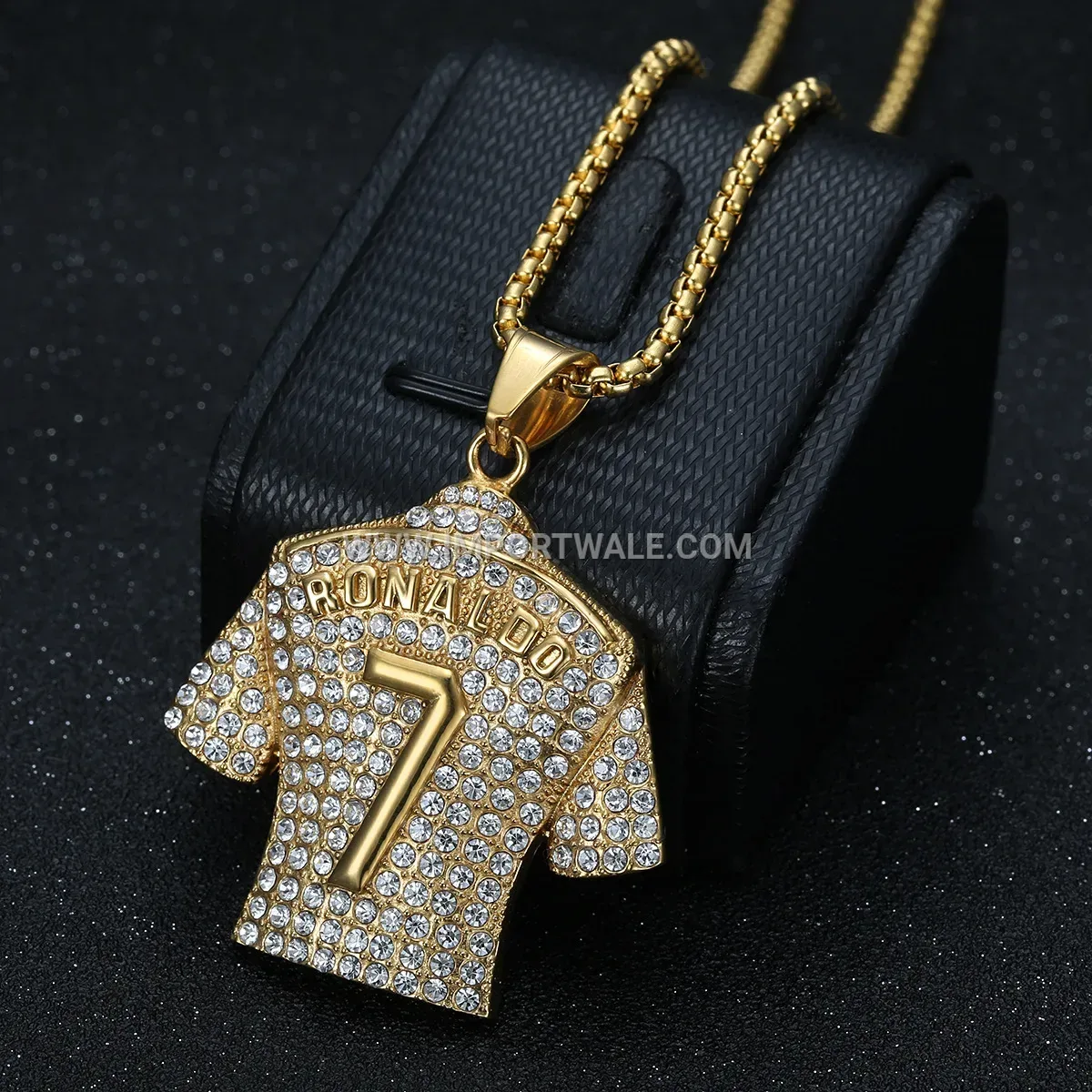 Stainless Steel Portrait Pendant Hip Hop Chain Necklace