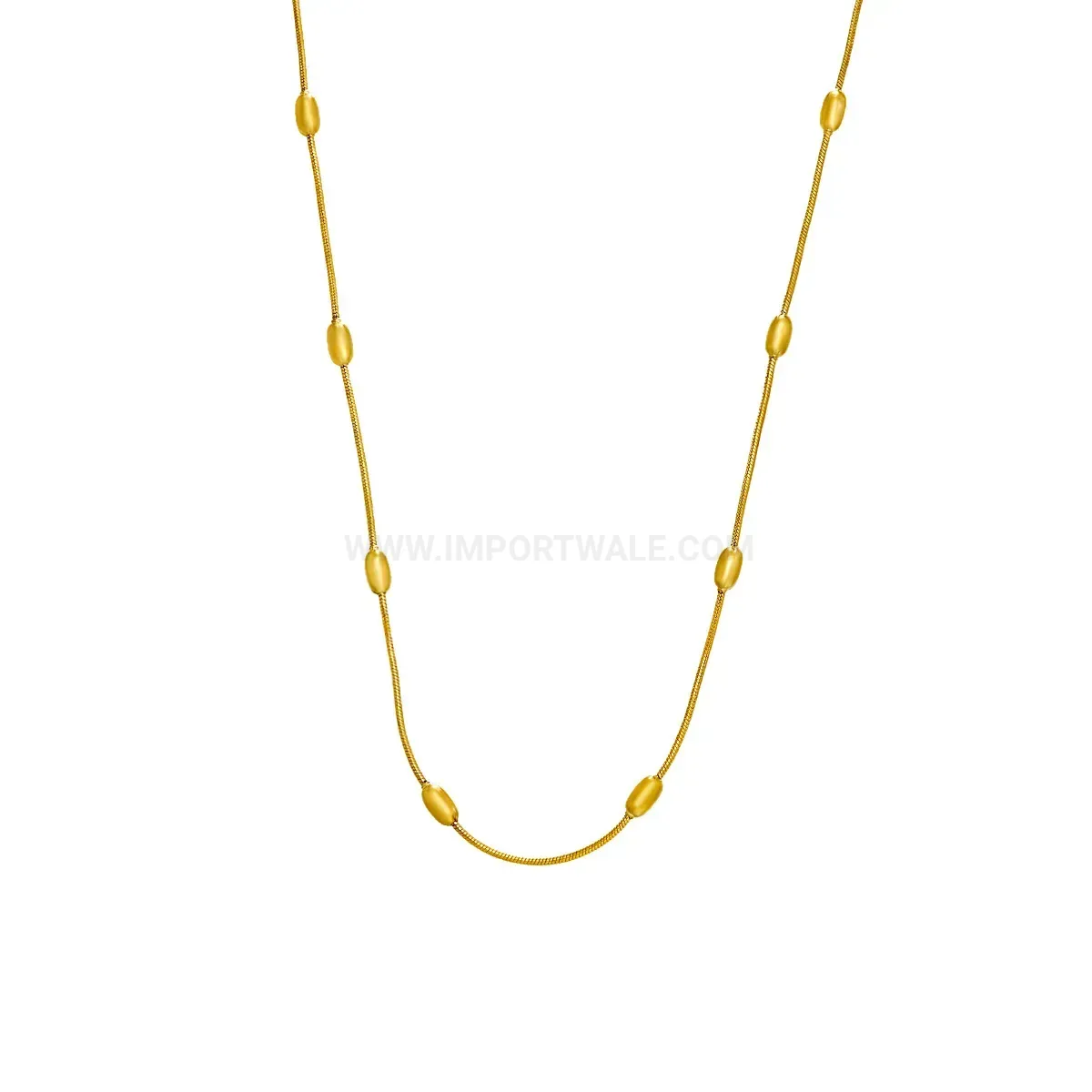Minimalist Gold Stainless Steel Wrap Chain Bracelet