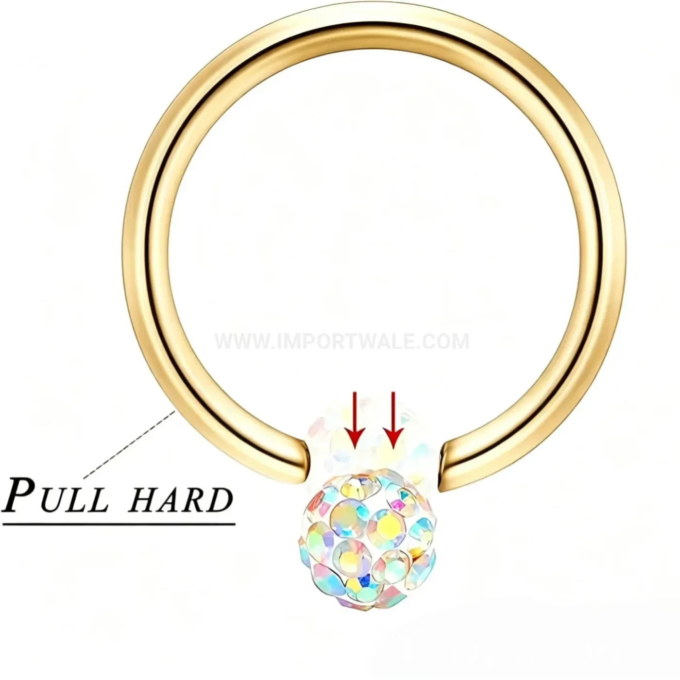 Bold Versatile Stainless Steel Cartilage Stud and Lip Ring Piercing Set