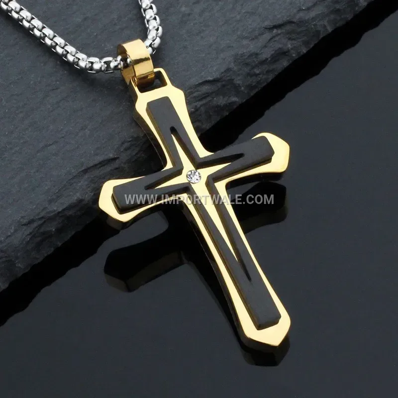 Delicate Stainless Steel Butterfly Pendant Layered Charm Necklace