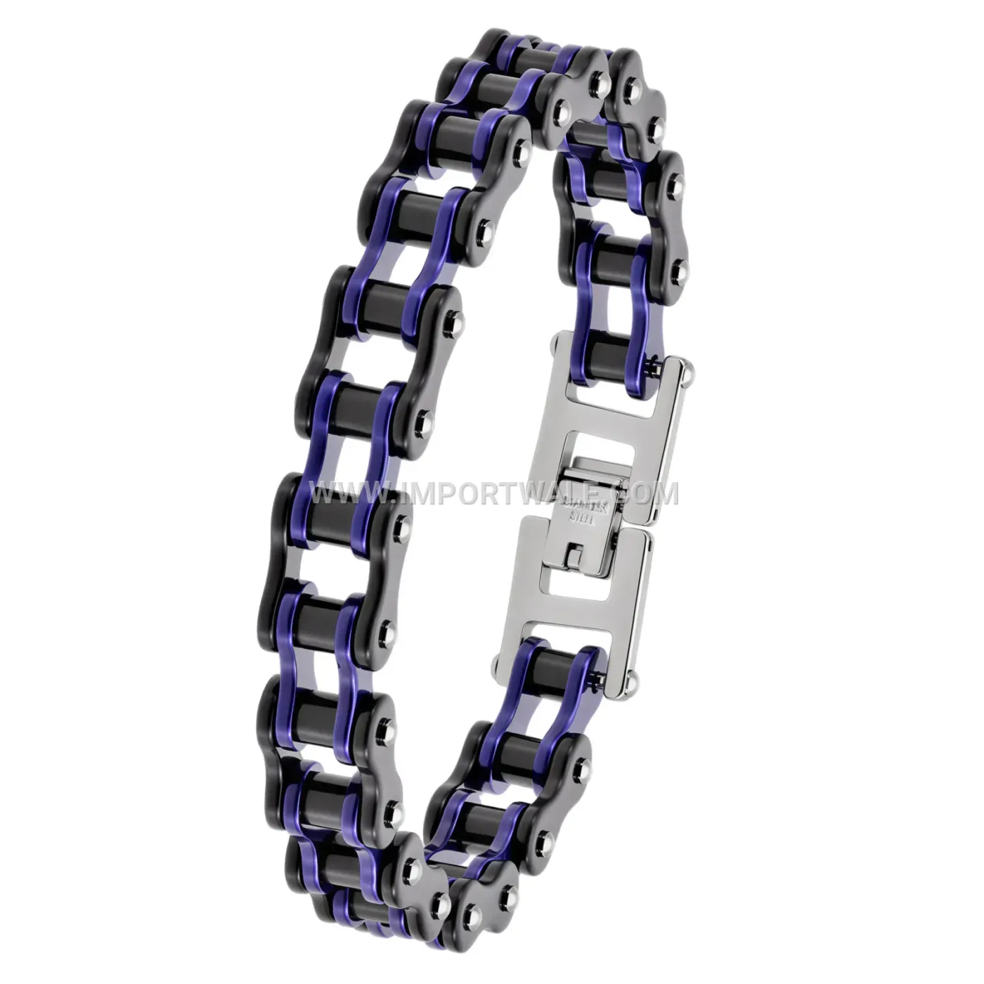Heavy Industrial Stainless Steel Motorcycle Link Chain Men's Bracelet