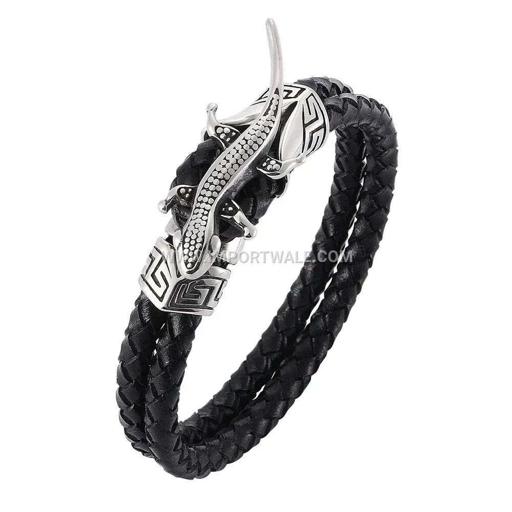 Stainless Steel Blue Zircon Link Bracelet