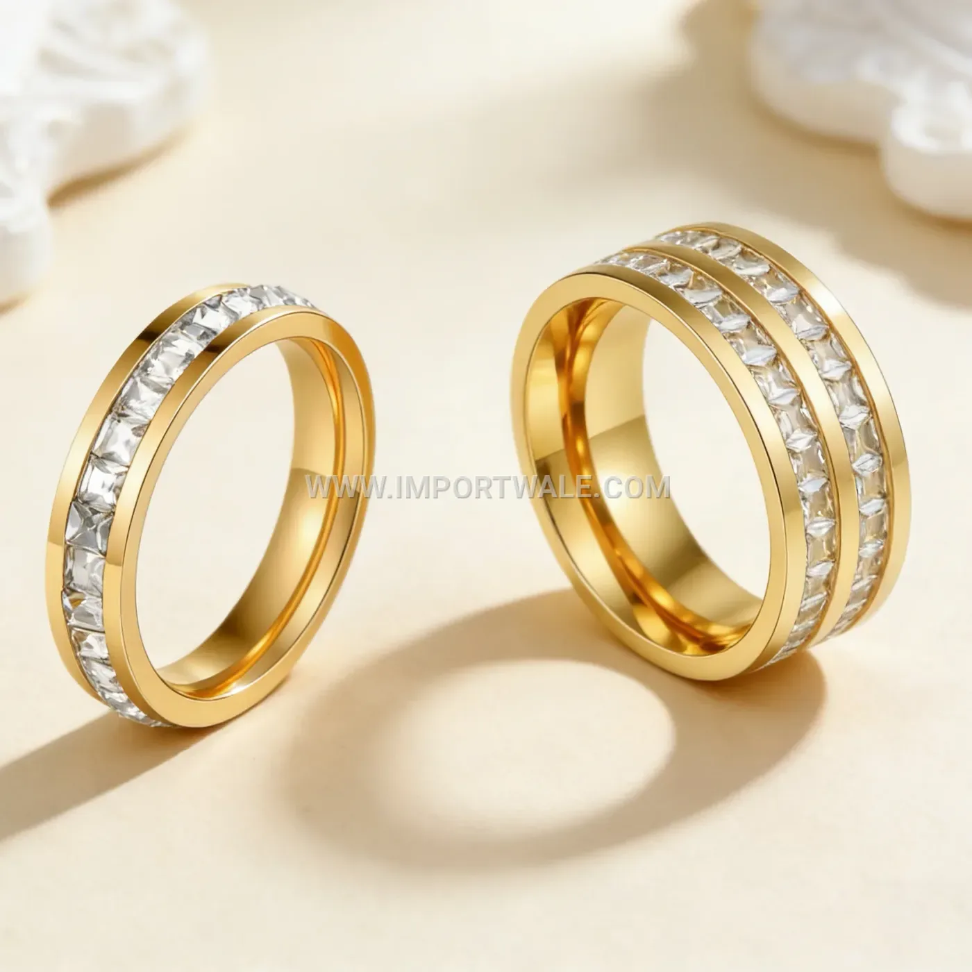 Engraved Open Adjustable Stainless Steel Ring