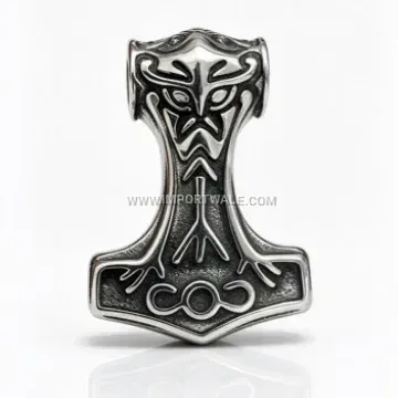 Men's Stainless Steel Thor's Hammer Pendant