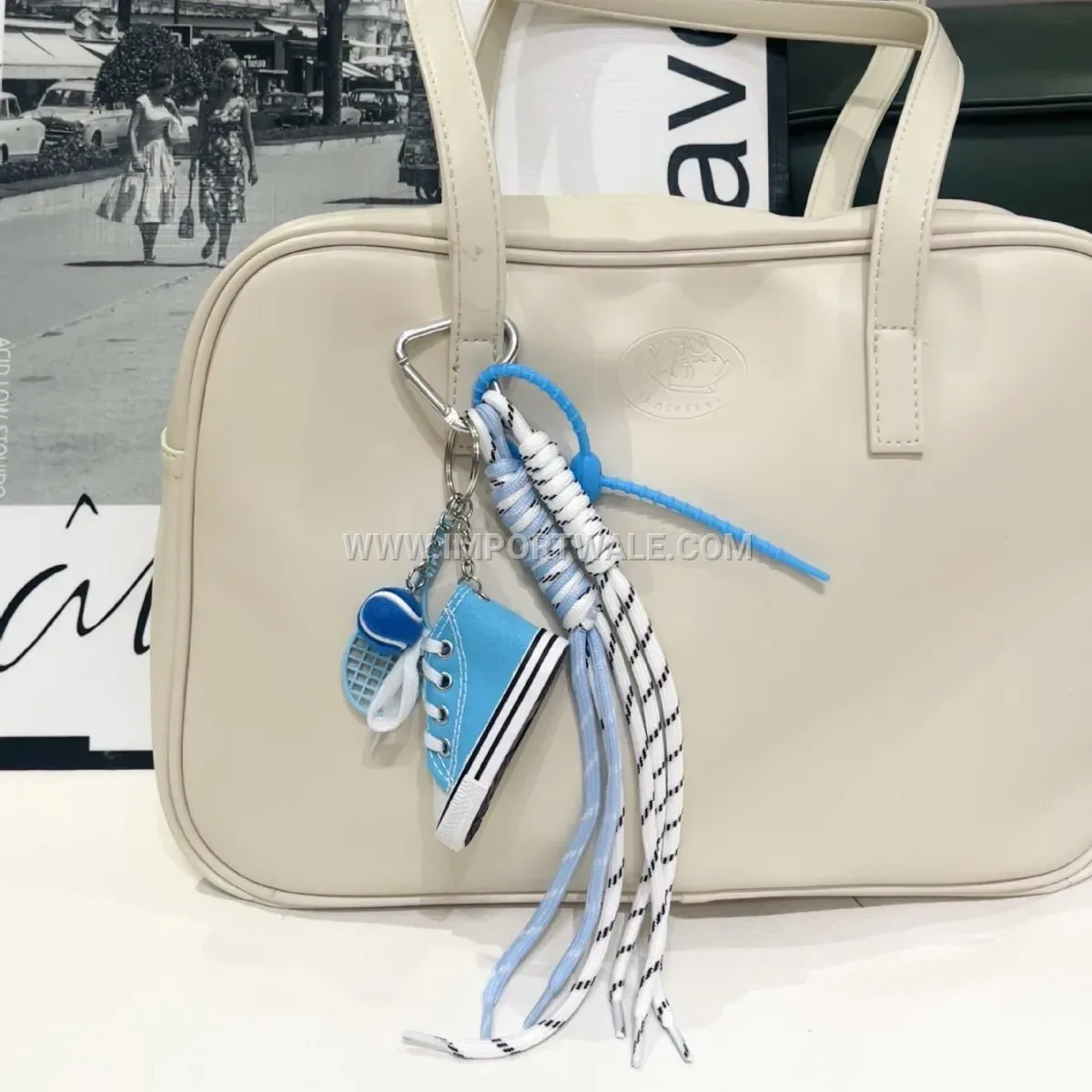 Woven Rope Canvas Shoe Keychain Bag Creative Key chains