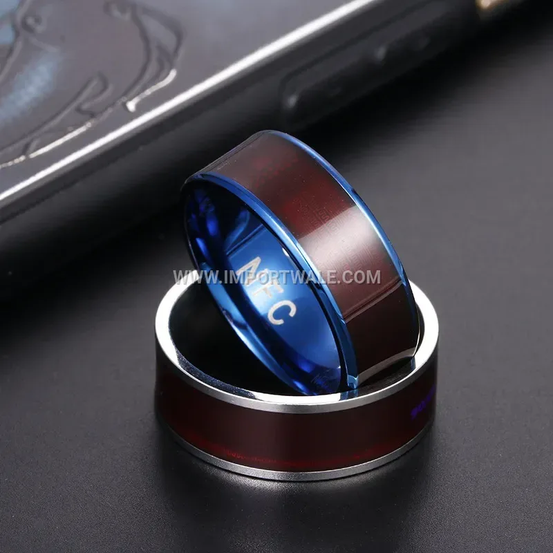 Geometric Stainless Steel NFC Smart Band