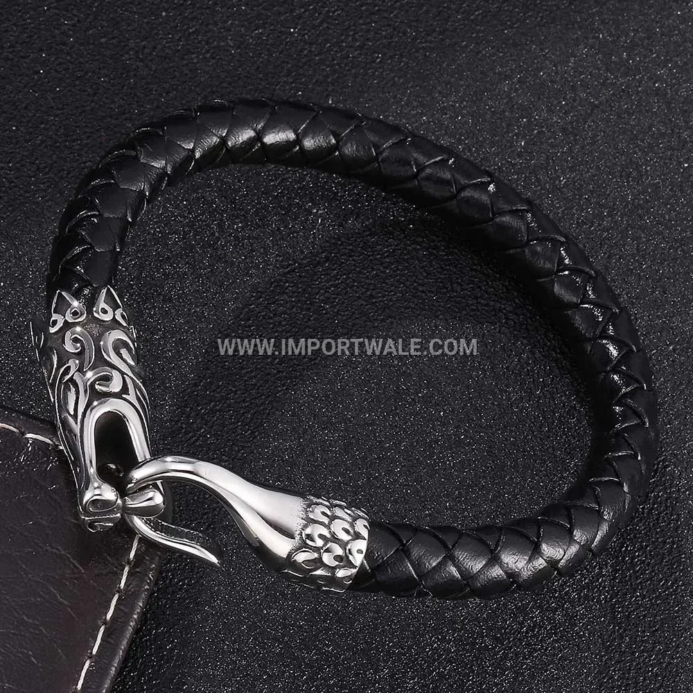 Gold Titanium Steel Rhinestone Geometric Magnetic Bracelet