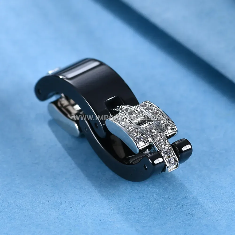 Chain Spliced Stainless Steel Ceramic Ring