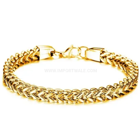 Double Layer Keel Chain Stainless Steel Bracelet