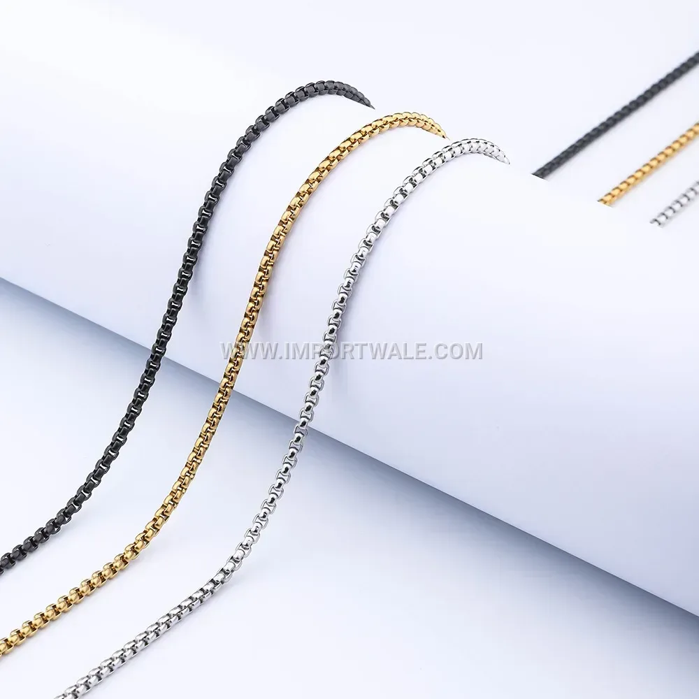 Modern Circular Ceramic and Rhinestone Stainless Steel Pendant Necklace