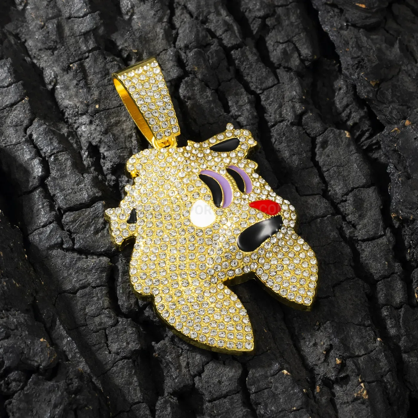Premium Layered Magic Rabbit Pendant Cuban Chain Necklace