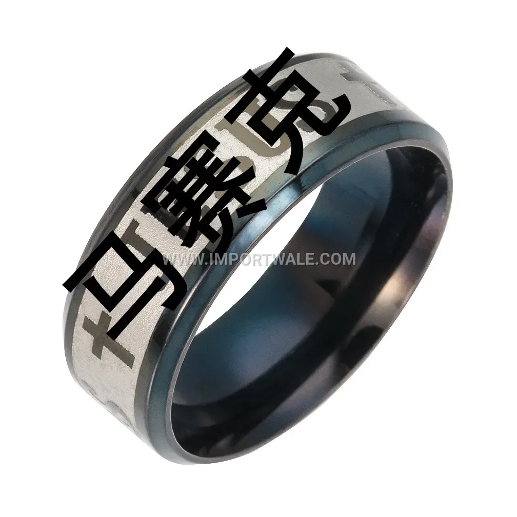 Minimalist Stainless Steel Cross Motif Ring
