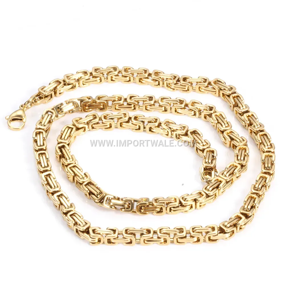 Men's Premium Stainless Steel Paperclip Link Chain Necklace