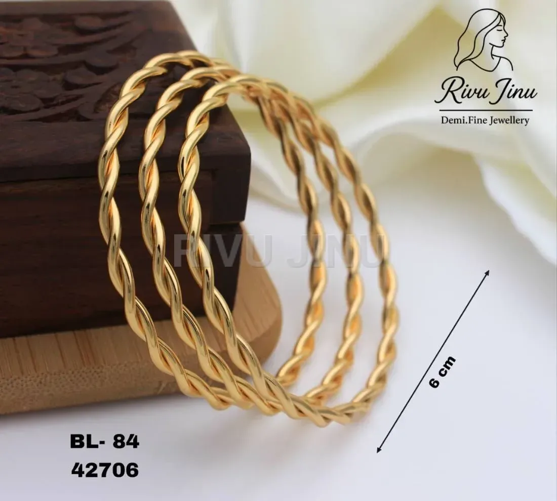 Refined Stainless Steel Stacking Bangle Set