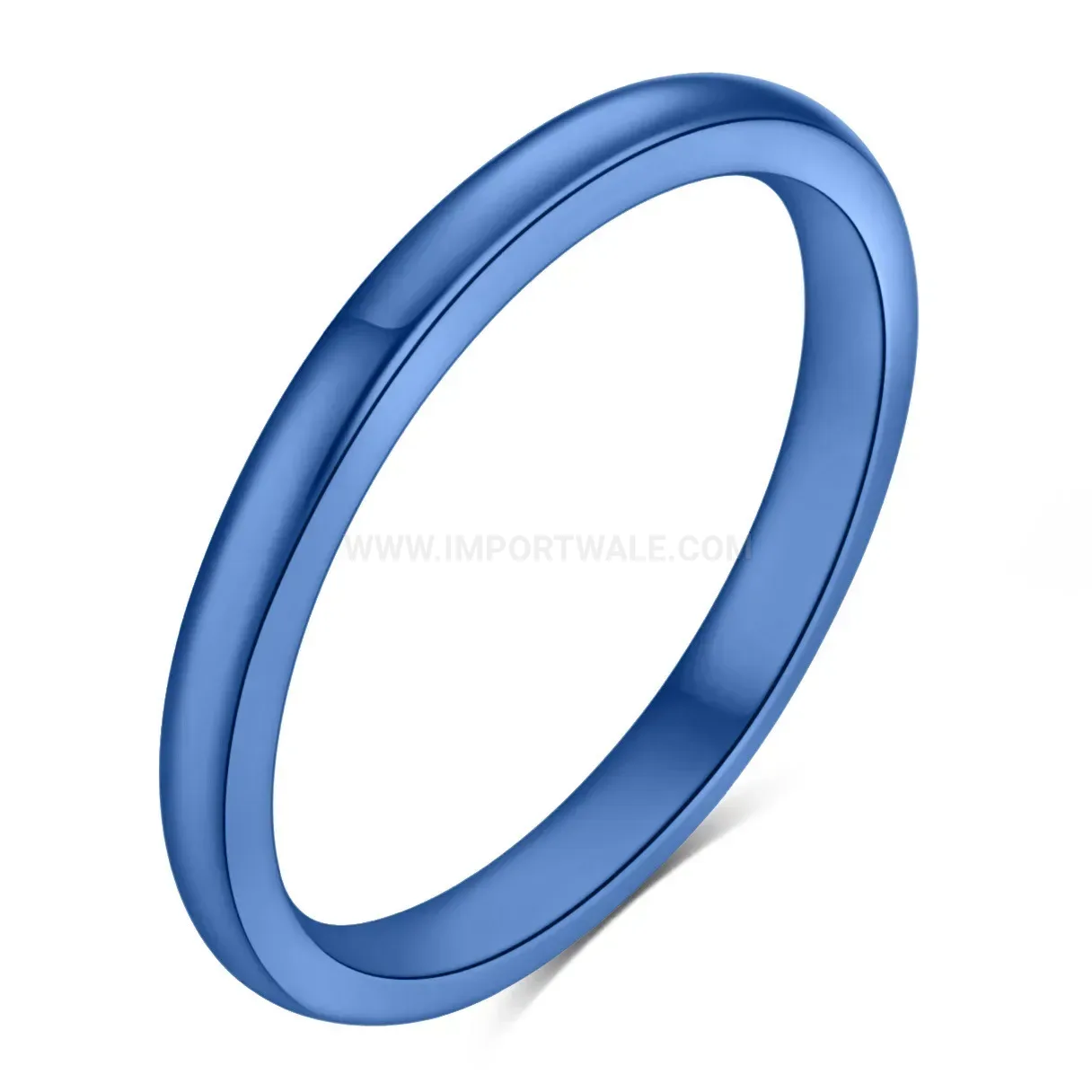 Classic Minimalist 2MM Sleek Stainless Steel Band Ring