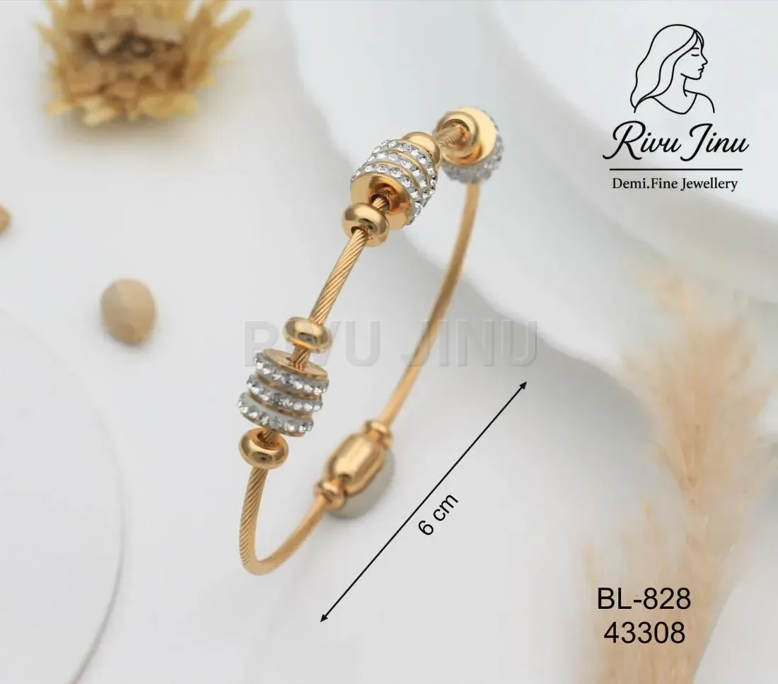 Sleek Stainless Steel Bangle for Women