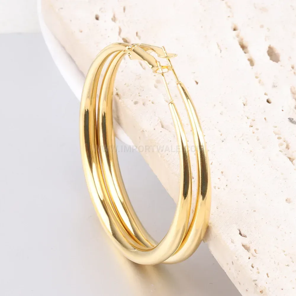Elegant Minimalist Teardrop Stainless Steel Statement Earrings