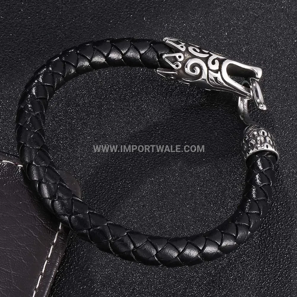 Gold Titanium Steel Rhinestone Geometric Magnetic Bracelet