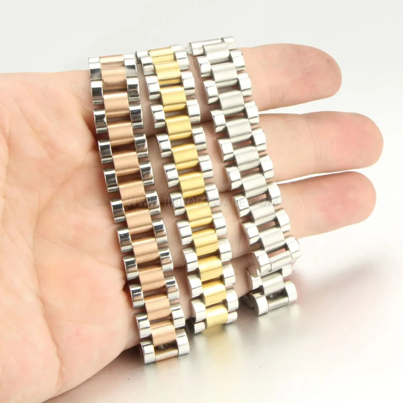 Trendy Couples Stainless Titanium Magnet Bio Bracelet