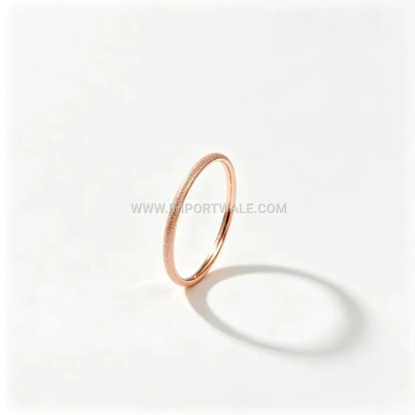 Ultra Thin Matte Finished Stainless Steel Band Ring