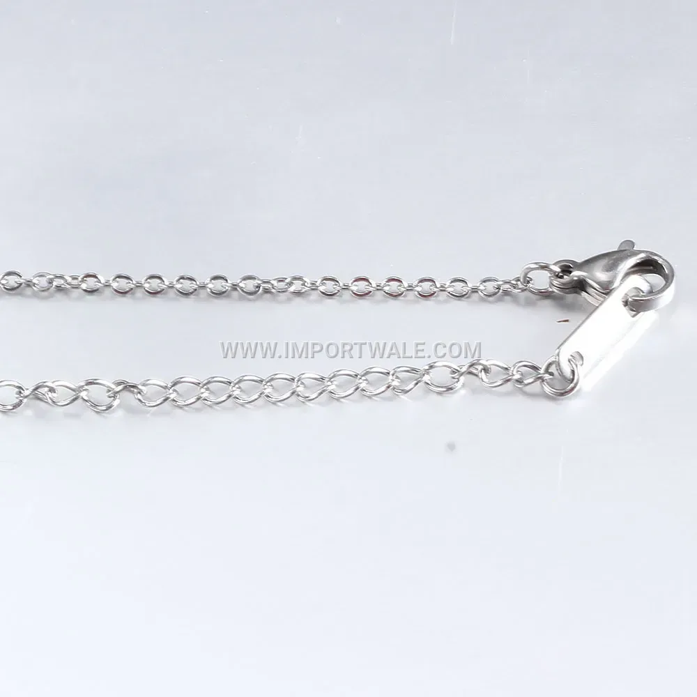 Minimalist Stainless Steel Cross Pendant Necklace for Men