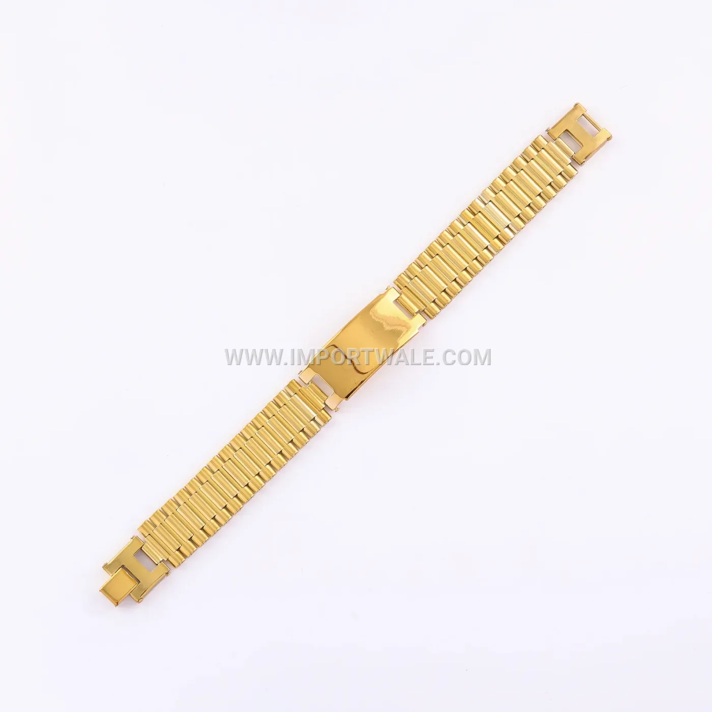 Men's Flexible Titanium Steel Watch Chain Style Wrap Bracelet