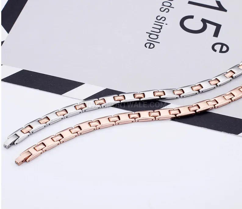 Fashion Tungsten Carbide Bio Magnetic Link Bracelet