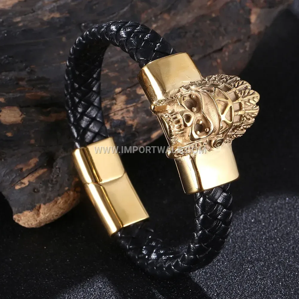 Titanium Steel Magnetic Energy Link Bracelet