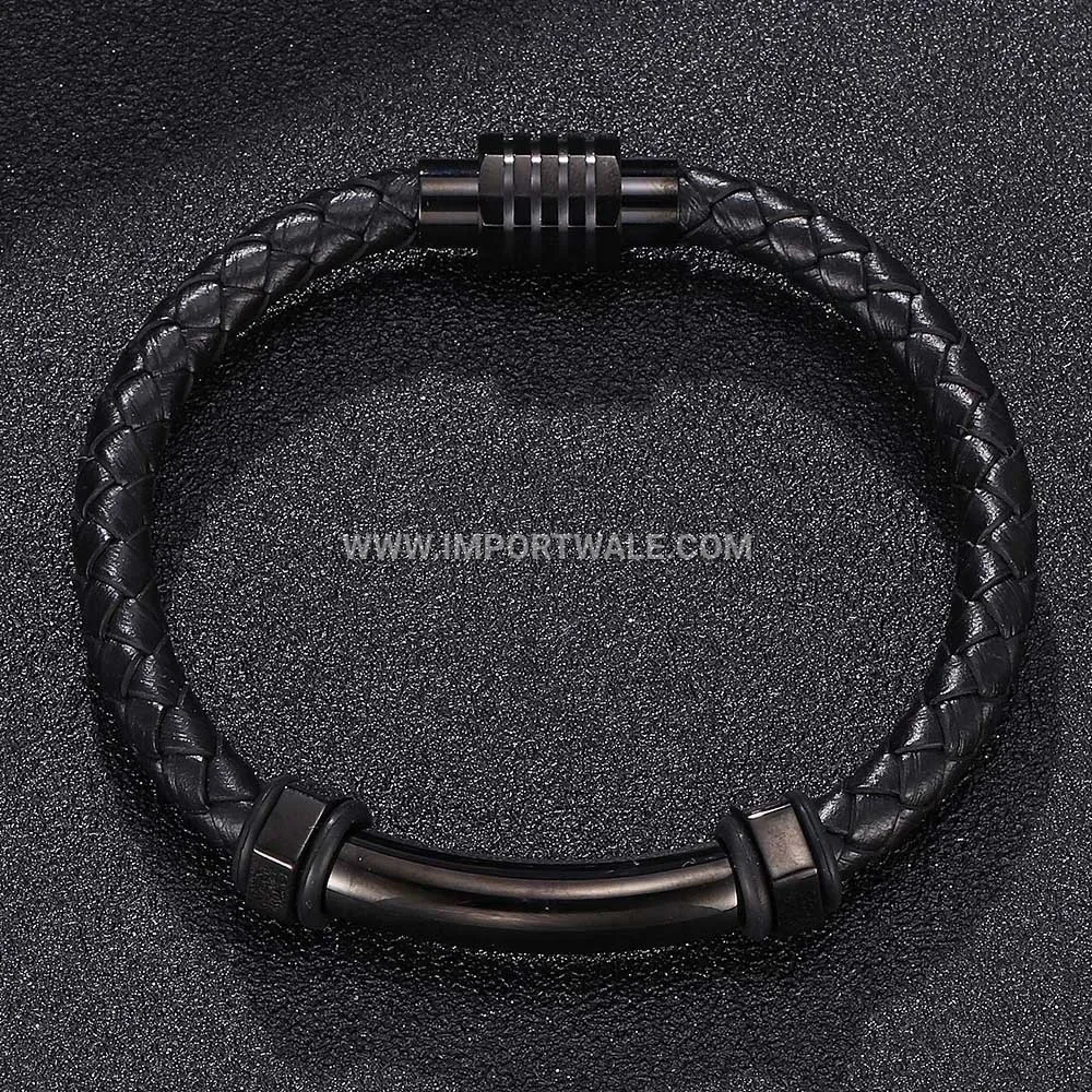 Sleek Hexagonal Stainless Steel Bangle Bracelet with Magnetic Clasp
