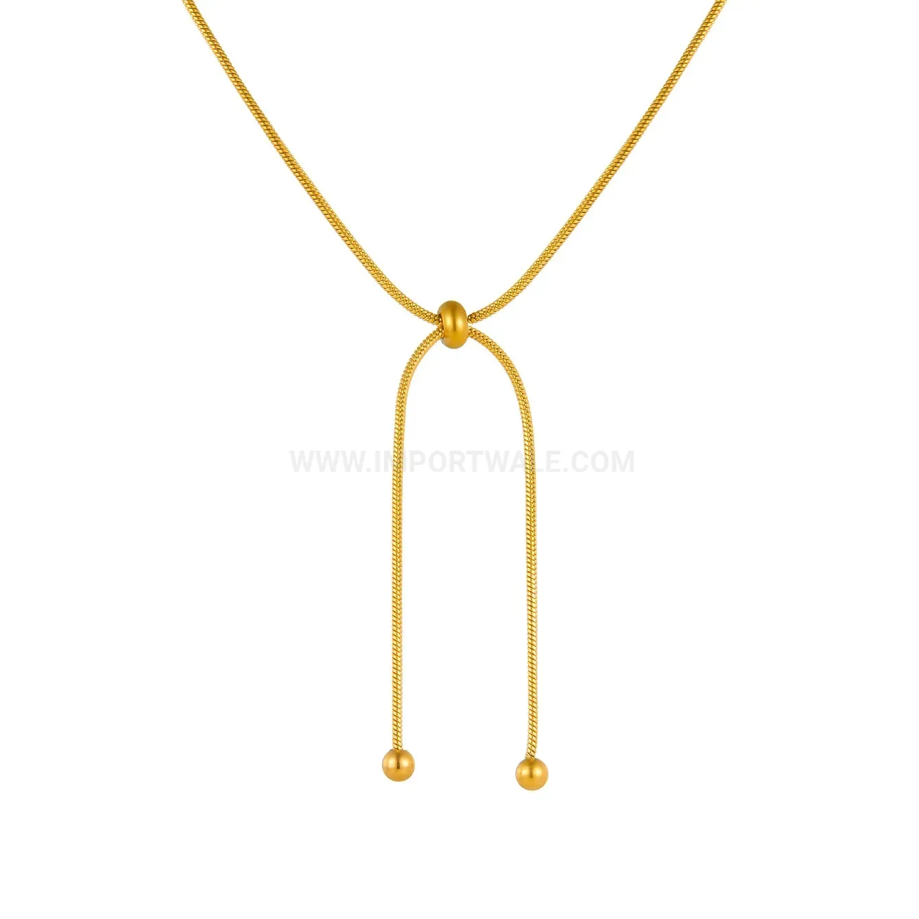 Bold Adjustable Titanium Steel Snake Chain Choker Necklace