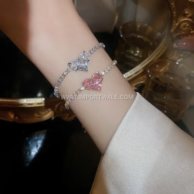 Multi Strand Leather Chain Wrap Bracelet with Magnetic Clasp