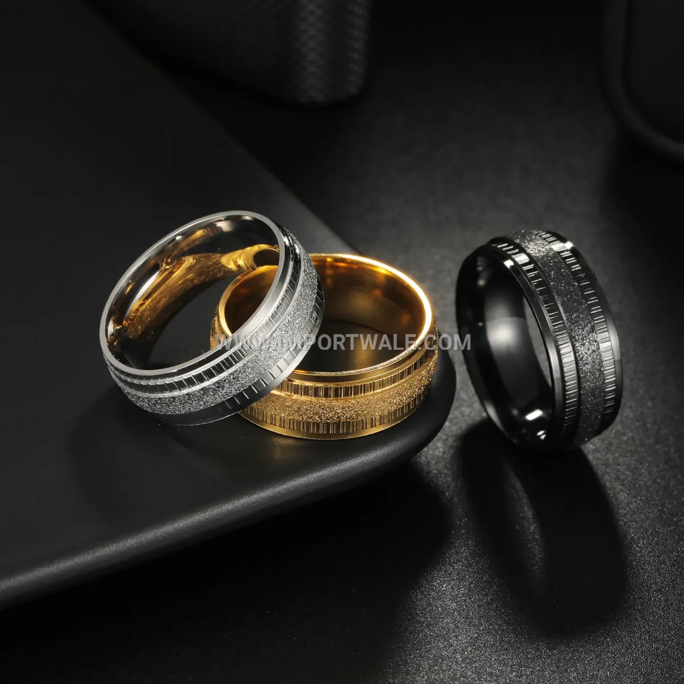 Classic Geometric Stainless Steel Band Ring