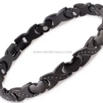 Titanium Steel Magnetic Energy Link Bracelet