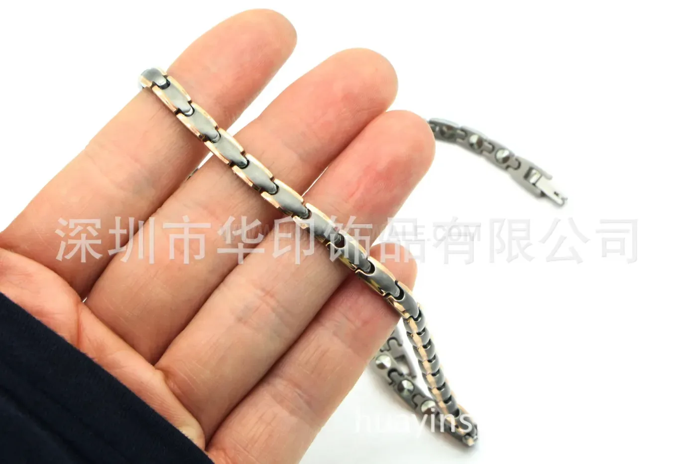 Bold Sleek Matte Titanium Bio Magnetic Necklace For Women