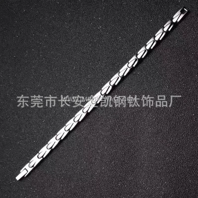 Teardrop Link Titanium Steel Magnetic Bio Bracelet