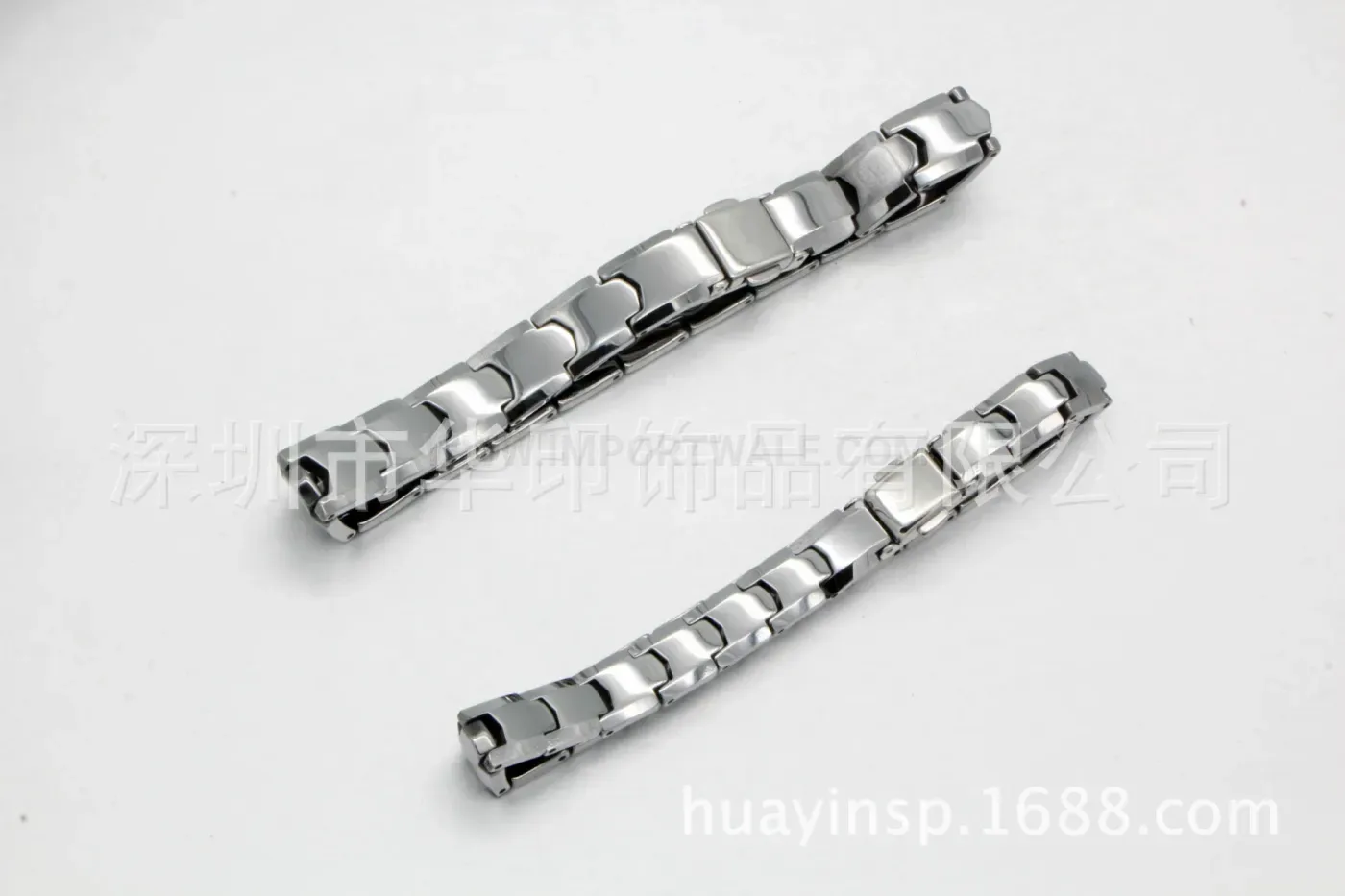 Minimalist Tungsten Steel Watch-Clasp Magnetic Bracelet