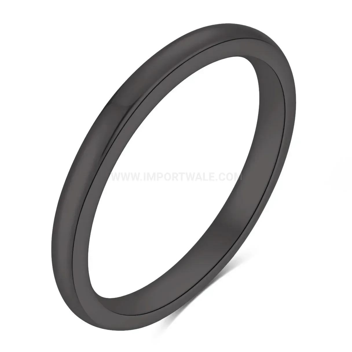 Classic Minimalist 2MM Sleek Stainless Steel Band Ring