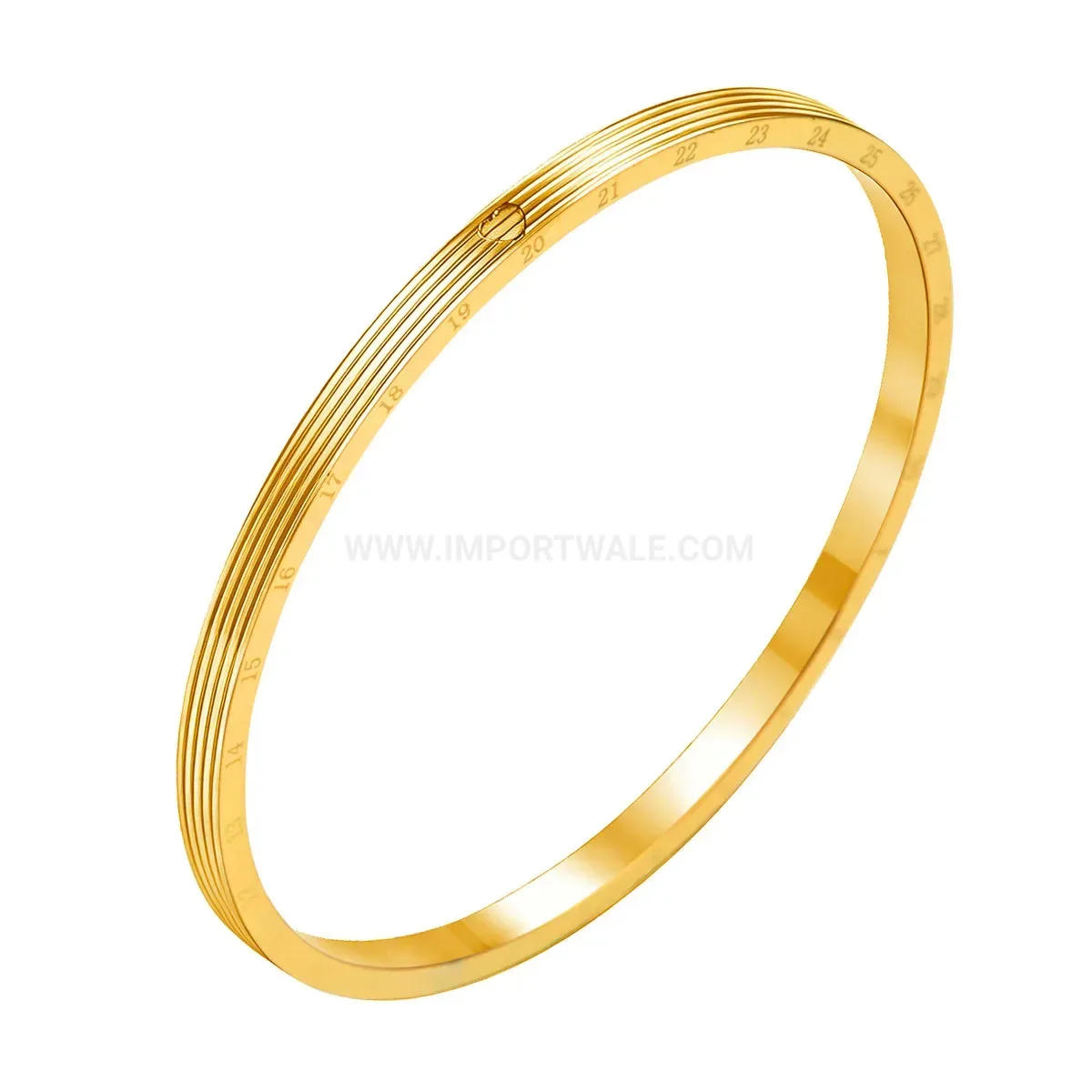 Designer Minimalist Heart Accent Plated Stainless Steel Bangle Bracelet